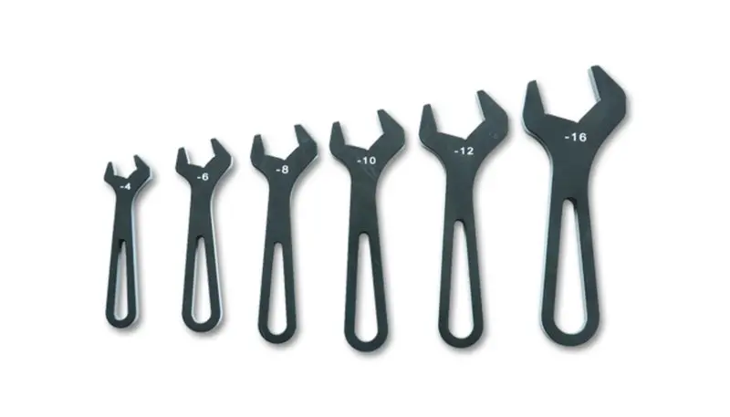 Vibrant Aluminum Wrench Set Set Of 6 (An-4 To An-16) 1