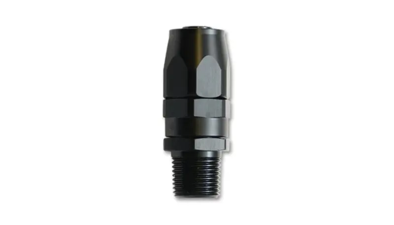 Vibrant -10An Male Npt Straight Hose End Fitting - 1/2 Npt 1