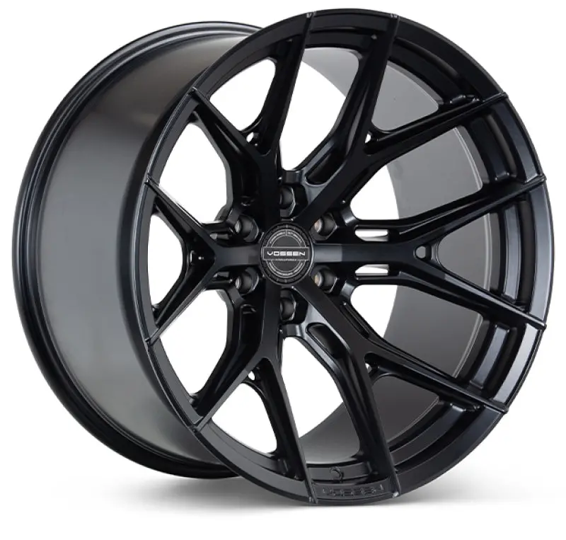 Vossen Hf6-4 22X9.5 / 6X139.7 / Et20 / Deep Face / 106.1 - Satin Black Wheel 1