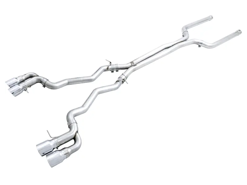 Awe Tuning 18-19 Bmw M5 (F90) 4.4T Awd Cat-Back Exhaust - Track Edition (Chrome Silver Tips) 1