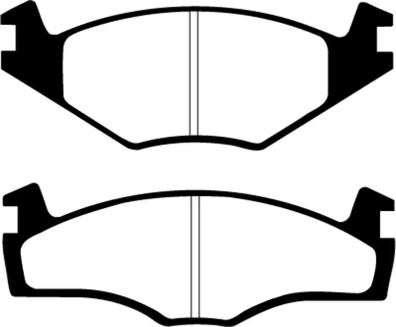 Ebc 86-93 Volkswagen Cabriolet 1.8 Greenstuff Front Brake Pads 1