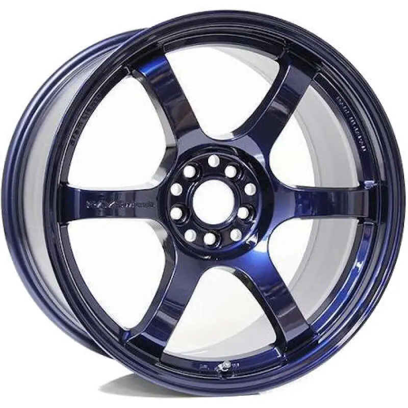 Gram Lights 57Dr 18X9.5 +38 5X114.3 Eternal Blue Pearl Wheel (Min Order Qty 20) 1