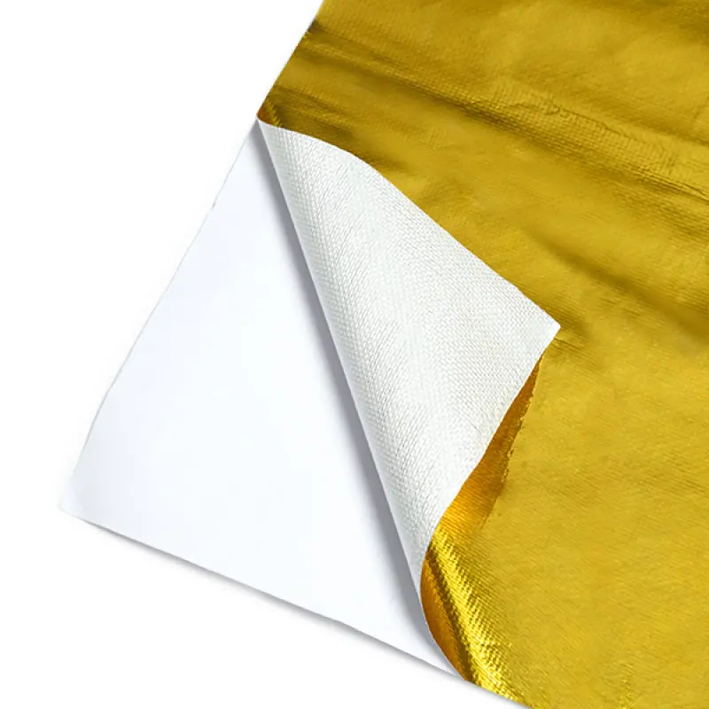 Mishimoto Gold Reflective Barrier W/ Adhesive Backing 12 Inches X 24 Inches 1