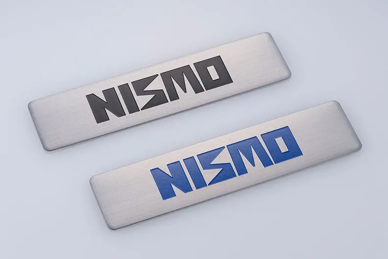 Genuine Nismo First Generation Nismo Logo Metal Emblem Set - 99993-Rn210-40 1