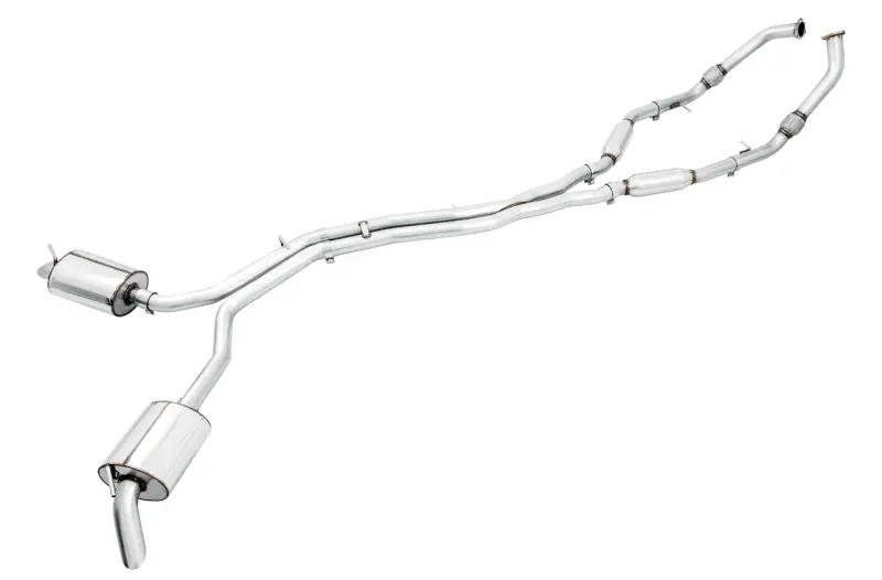 Awe Tuning Audi B9 Sq5 Non-Resonated Touring Edition Cat-Back Exhaust - No Tips (Turn Downs) 2