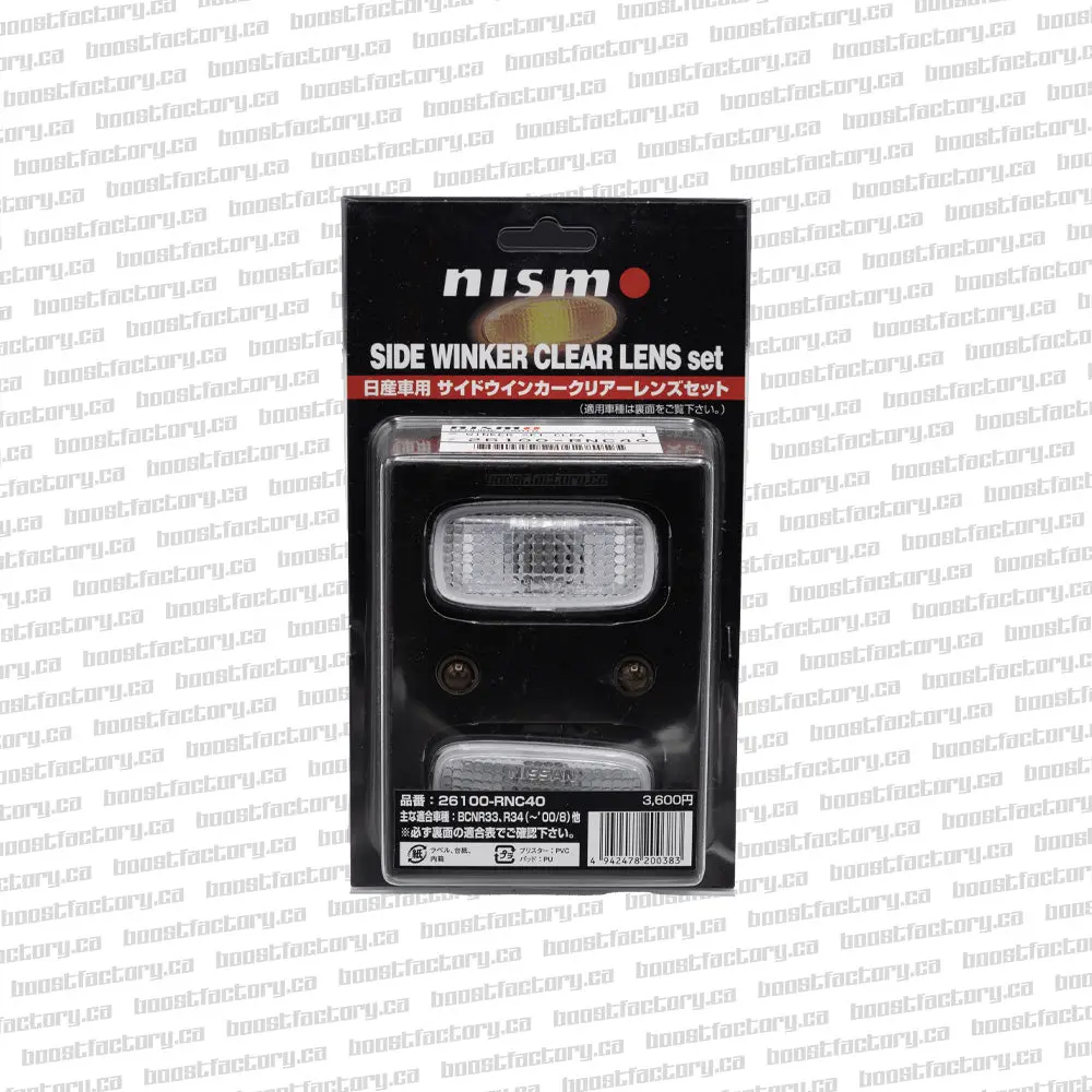 Nismo Clear Side Indicator Set 08/2000 + R34 Gtr/Gtt & Bncr33 - 26100-Rnc40 1