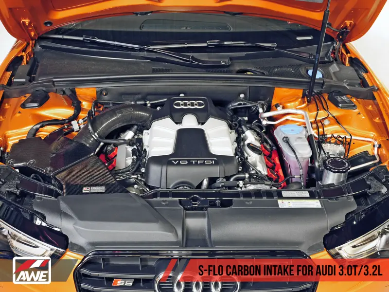 Awe Tuning Audi S-Flo Carbon Intake For B8 3.0T / 3.2L 1