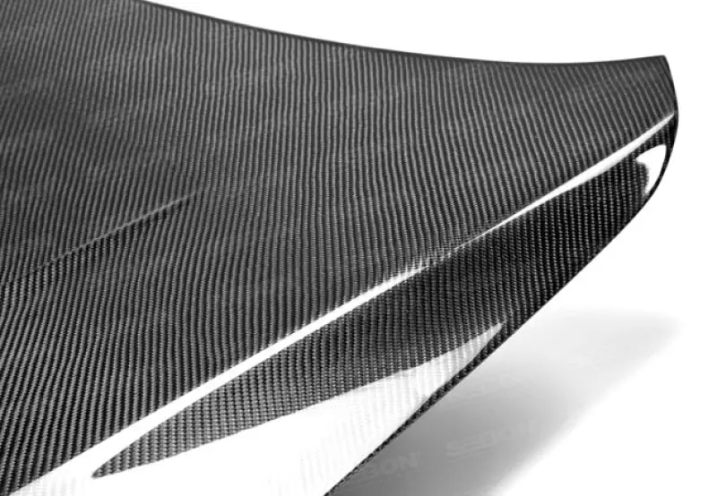 Seibon 08-12 Mitsubishi Lancer Evo X Dv-Style Carbon Fiber Hood 1