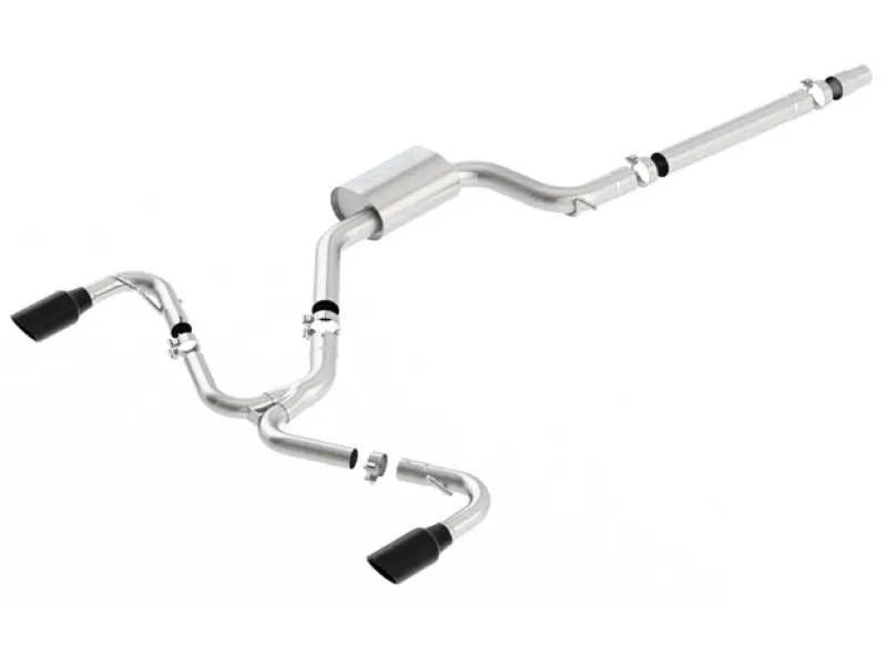 Borla 2018 Volkswagen Gti (Mk7.5) 2.0T At/Mt Ss S-Type Catback Exhaust W/Black Chrome Tips 1