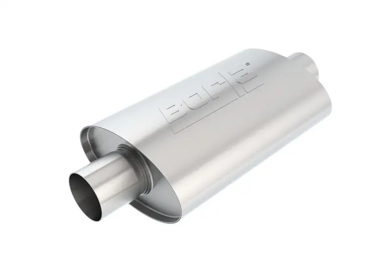 Borla Xr-1 Racing Sportsman 2 1/2 Inch Outlet / 2 1/2 Inch Inlet 12In Case Oval Muffler 1