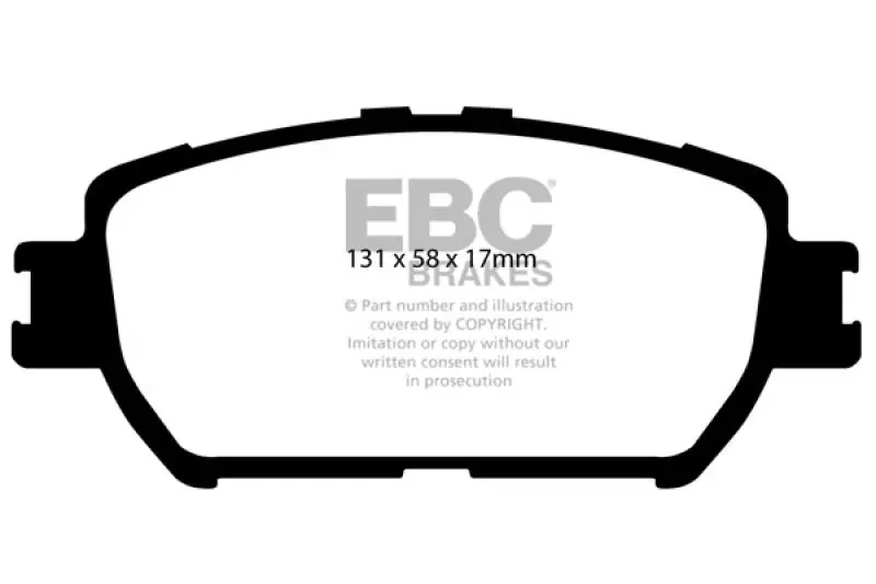 Ebc 06-07 Lexus Gs300 3.0 Greenstuff Front Brake Pads 1