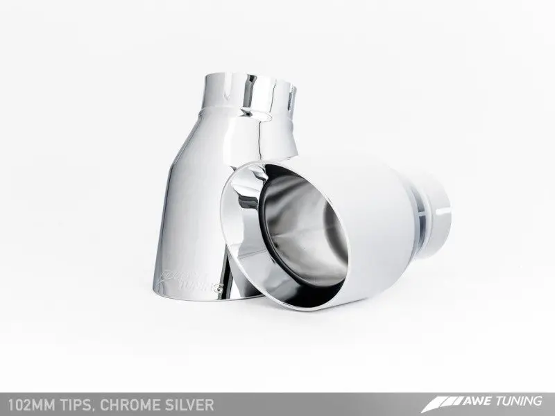 Awe Tuning Vw Cc Touring Edition Exhaust Dual Outlet - Chrome Silver Tips 1