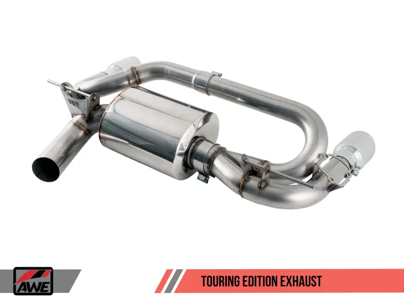 Awe Tuning Bmw F22 M235i / M240i Touring Edition Axle-Back Exhaust - Diamond Black Tips (90Mm) 1