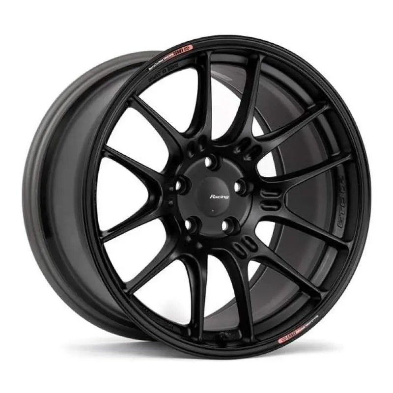 Enkei Gtc02 19X8 5X114.3 45Mm Offset 75Mm Bore Matte Black Wheel 1
