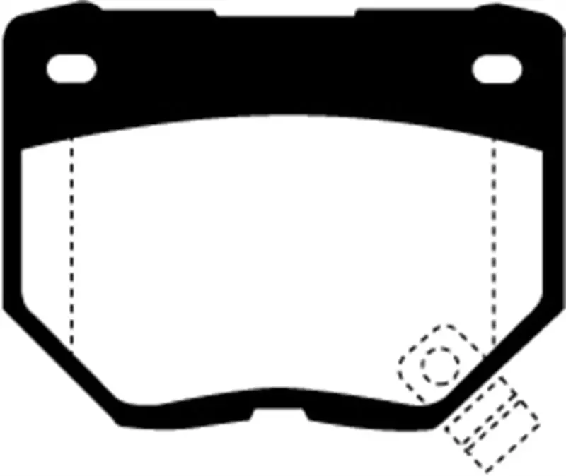 Ebc 89-95 Nissan Skyline (R32) 2.6 Twin Turbo Gt-R Redstuff Rear Brake Pads 1