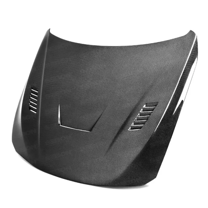 Seibon 12-14 Bmw F30 / F32 Vr-Style Carbon Fiber Hood 1