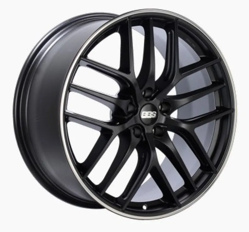 Bbs Cc-R 19X10 5X120 Et38 Satin Black Polished Rim Protector Wheel -82Mm Pfs/Clip Required 1
