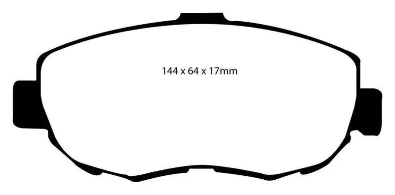 Ebc 93-97 Lexus Gs300 3.0 Redstuff Front Brake Pads 1
