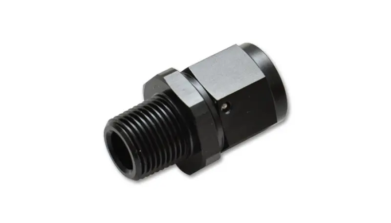 Vibrant -8An To 1/4In Npt Female Swivel Straight Adapter Fitting 1