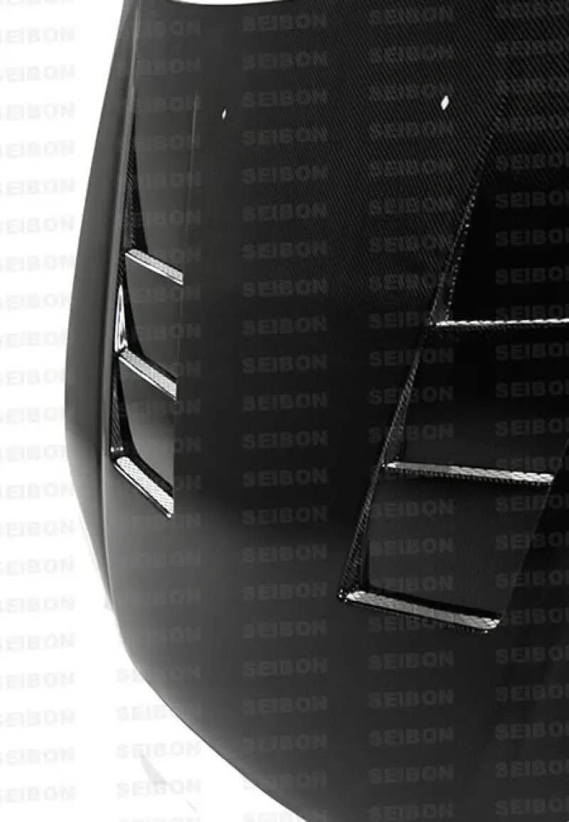 Seibon 99-00 Honda Civic (Em1/Ej6/7/8/Ek9) Ts-Style Carbon Fiber Hood 2