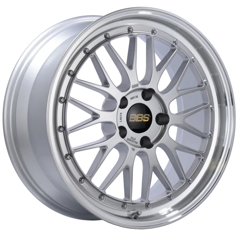 Bbs Lm 20X10 5X120 Et45 Diamond Silver Center Diamond Cut Lip Wheel -82Mm Pfs/Clip Required 1