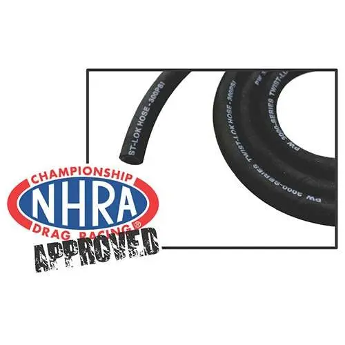 Performance World - 300004 3000-Series 300Psi Non-Woven Fuel Hose Nhra Accepted. Sold/Ft. 1