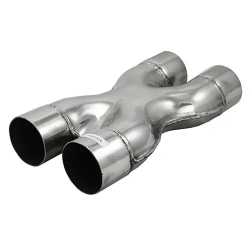 Performance World - 304300X 3.00" Stainless Steel X-Pipe 1