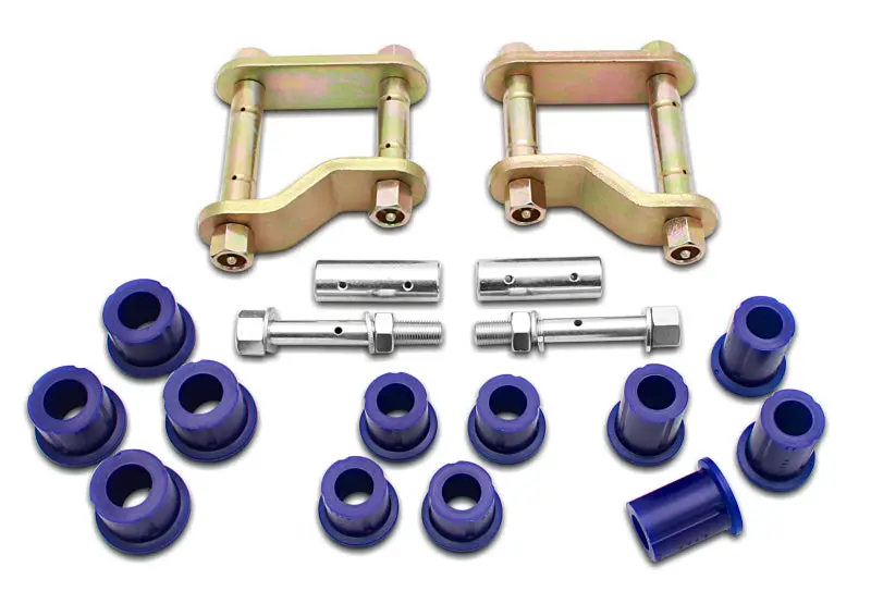 Superpro 2005 Nissan Frontier Le Rear Greasable Shackle And Bushing Kit 1