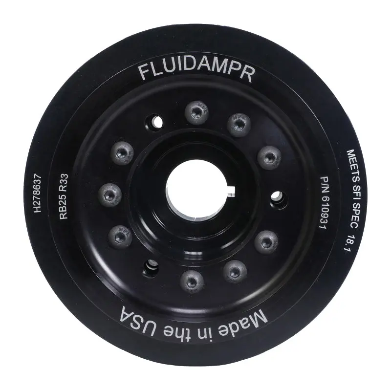 Fluidampr 94-99 Nissan Skyline R33 Rb25det (Non Neo) Steel Internally Balanced Damper - 610931 1
