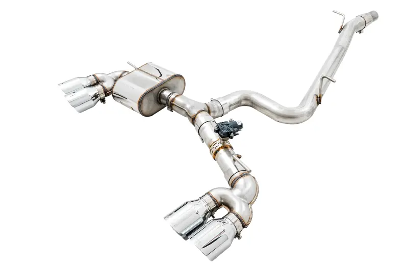 Awe Tuning Mk7 Golf R Switchpath Exhaust W/Chrome Silver Tips 102Mm 1