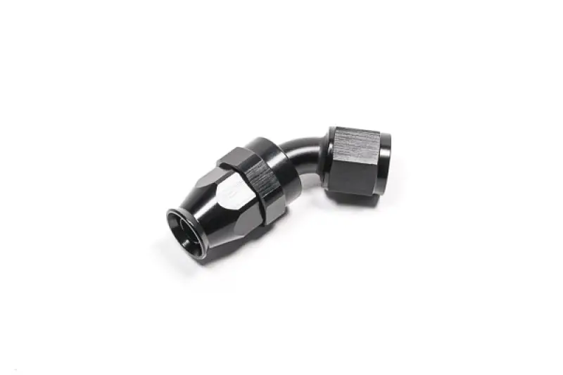 Radium Engineering -8An 45 Degree Ptfe Hose End - Black 1