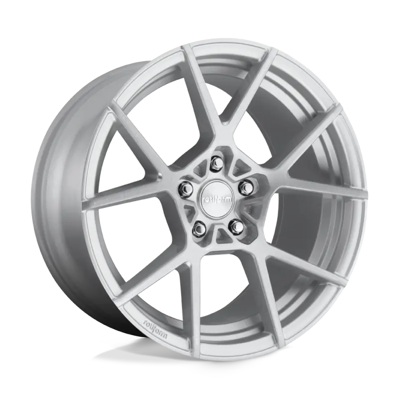 Rotiform R138 Kps Wheel 18X8.5 5X112 45 Offset - Gloss Silver Brushed 1