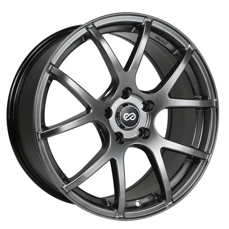 Enkei M52 17X7.5 40Mm Offset 5X114.3 Bolt Pattern 72.6Mm Bore Dia Hyper Black Wheel 1