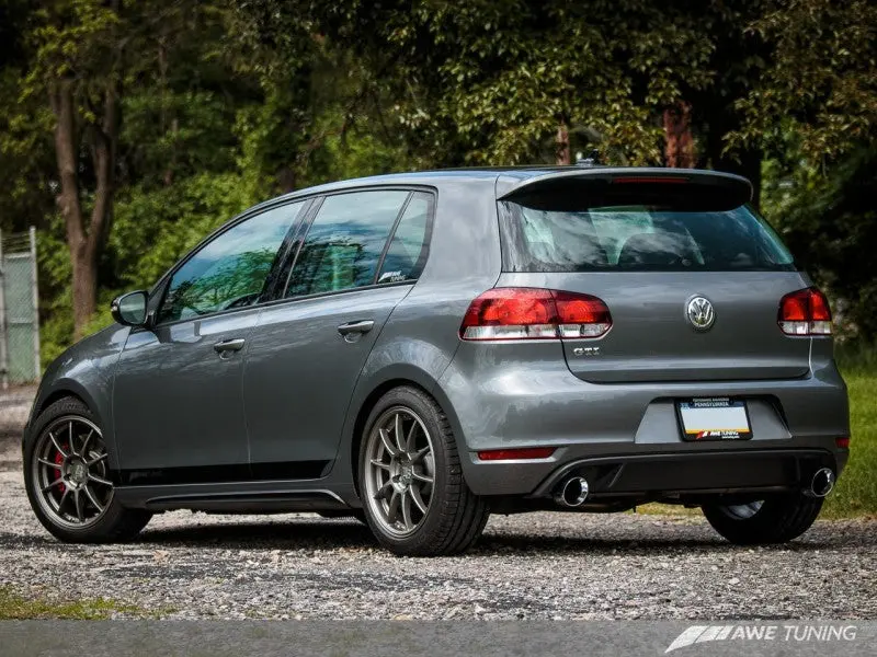 Awe Tuning Mk6 Gti Performance Catback - Diamond Black Round Tips 1