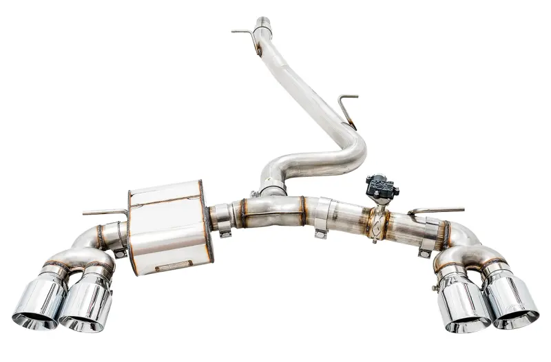 Awe Tuning Volkswagen Golf R Mk7.5 Switchpath Exhaust W/Chrome Silver Tips 102Mm 1
