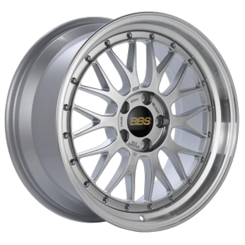 Bbs Lm 18X9 5X114.3 Et42 Diamond Silver Center Diamond Cut Lip Wheel - 82Mm Pfs/Clip Required 1