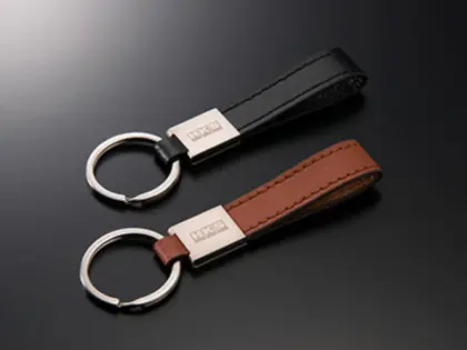 Hks Hks Leather Keyring Black 51007-Ak222 1