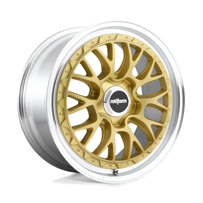 Rotiform R156 Lsr Wheel 19X8.5 5X112 35 Offset - Matte Gold Machined 1