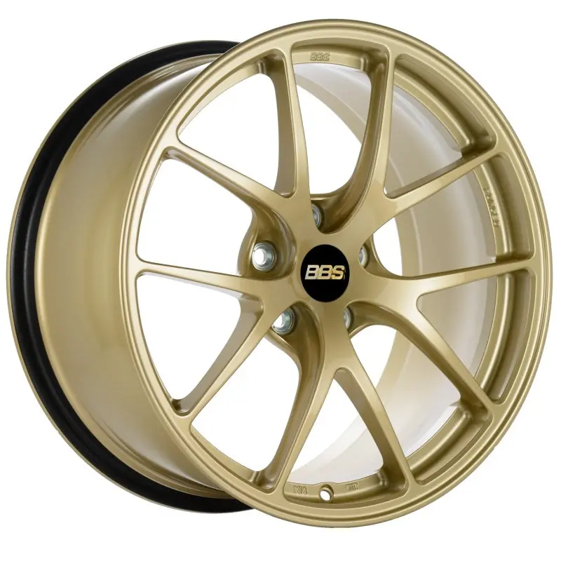 Bbs Ri-A 18X8.5 5X120 Et34 Gold Wheel -82Mm Pfs/Clip Required 1
