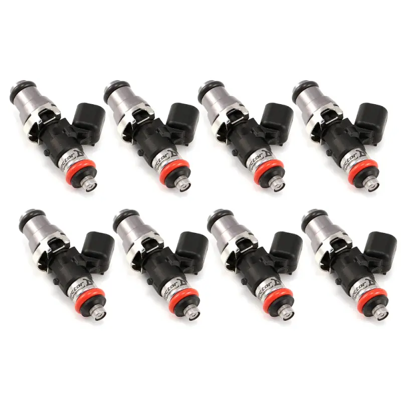 Injector Dynamics Id1050x Injectors 14Mm (Grey) Adaptor Top (Set Of 8) Orange Lower O-Ring 1