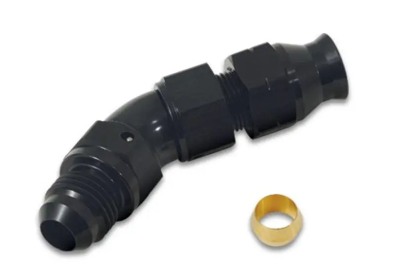 Vibrant 45 Degree 1/2In Tube To Male -8An Flare Adapter W/ Olive Inserts 2