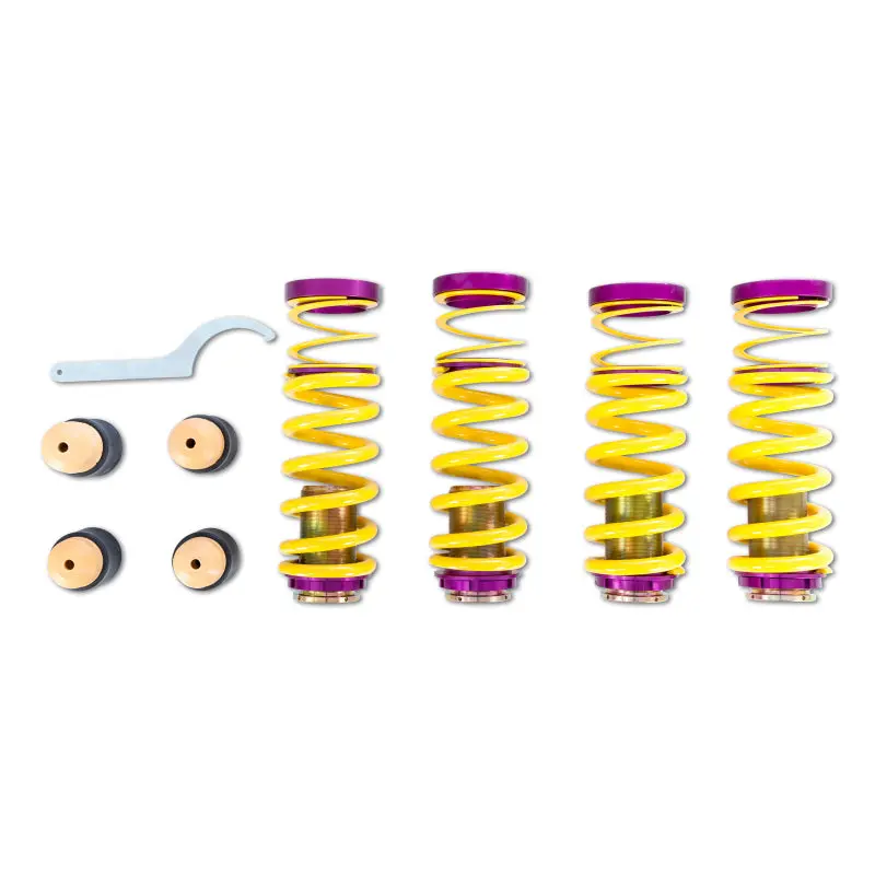 Kw H.A.S. Jaguar F-Type (Qq6) Height Adjustable Lowering Spring Sleeve-Over Kit 1