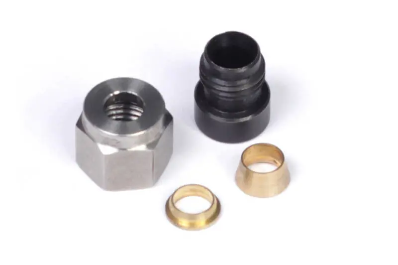 Haltech 1/4In Mild Steel Weld-On Kit W/Nut & Ferrule 1