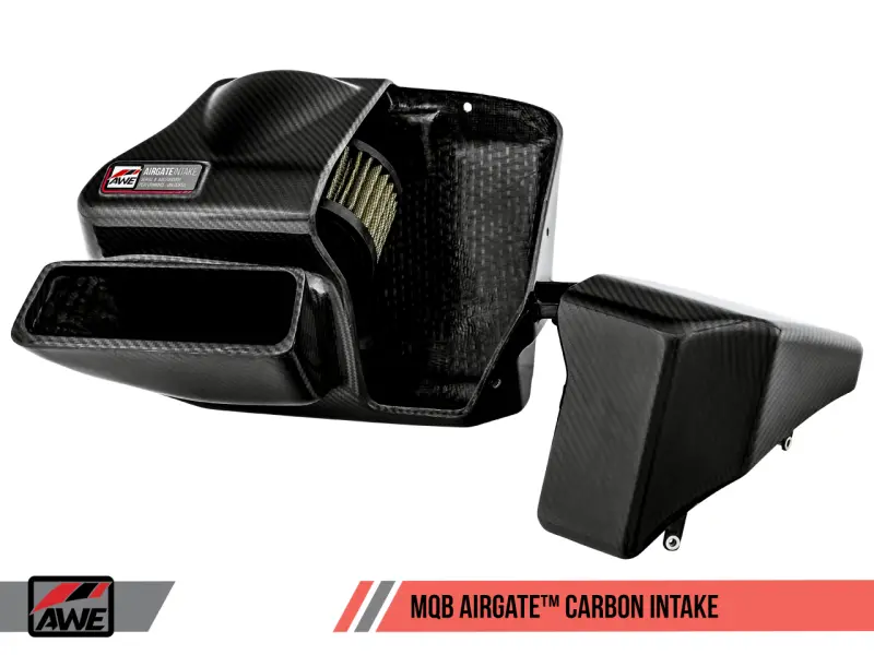 Awe Tuning Audi / Volkswagen Mqb 1.8T/2.0T/Golf R Carbon Fiber Airgate Intake W/ Lid 1