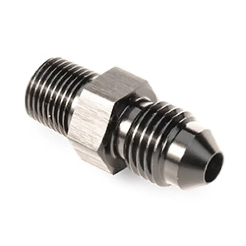 Snow Performance 1/8In Npt To 4An Straight Water Fitting (Black) 1