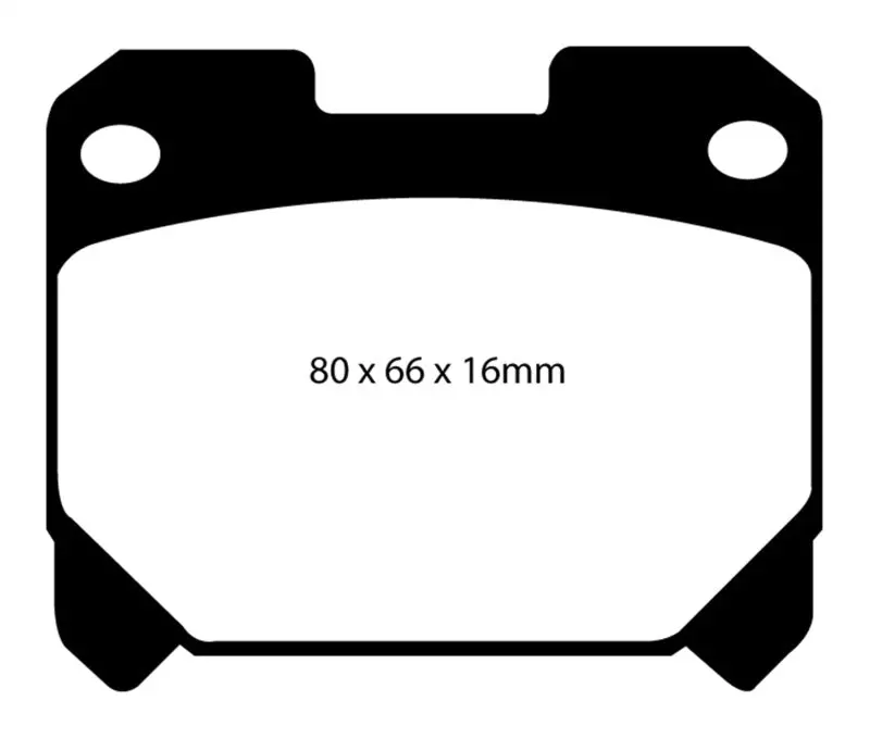 Ebc 93-98 Toyota Supra 3.0 Twin Turbo Yellowstuff Rear Brake Pads 1