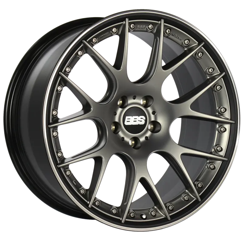 Bbs Ch-Rii 21X10.5 5X120 Et35 Satin Platinum Center Black Lip Ss Rim Prot Wheel -82Mm Pfs/Clip Req 1