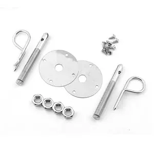 Performance World - 4051 Chrome Hood Pin Kit 1