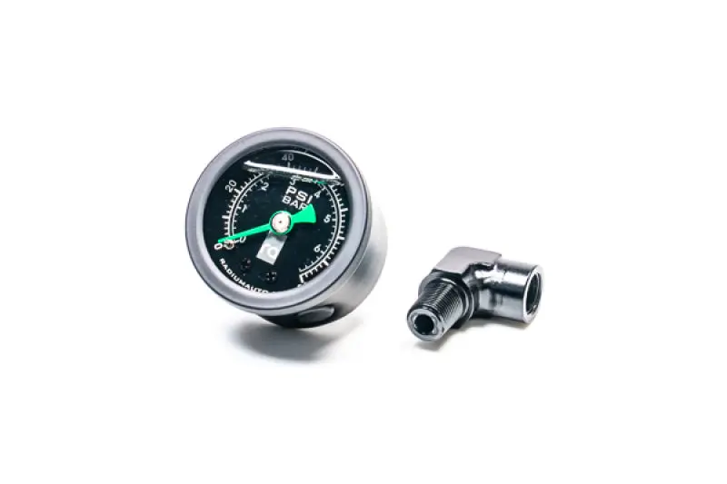Radium Engineering 0-100 Psi Fuel Pressure Gauge With 90 Degree Adapter 1