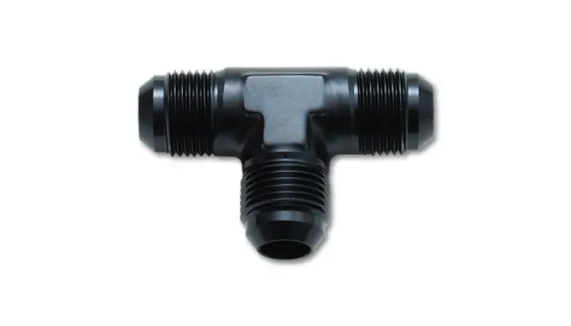 Vibrant -8An Flare Tee Adapter Fitting - Aluminum 1